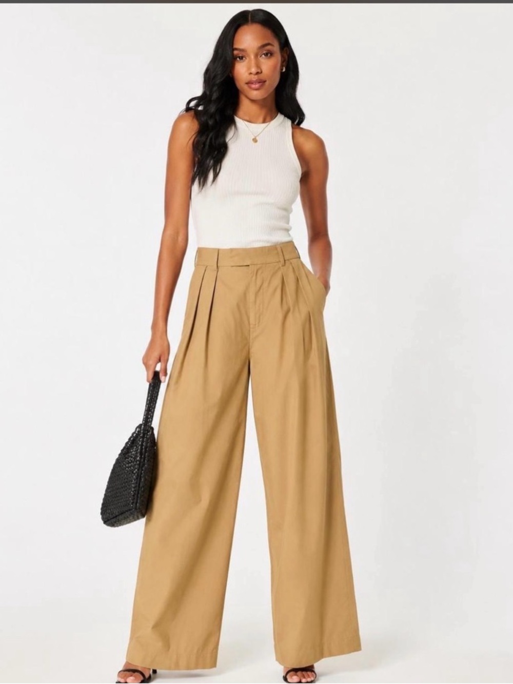 Gap - Wide Leg Pleated Trousers